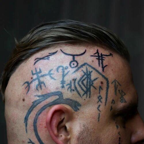 SPIKE HEAD inksearch tattoo