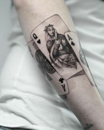 Baba na Rowerze Tattoo inksearch tattoo